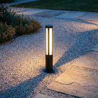 Aurelia Bollard Path Light gravel path close-up