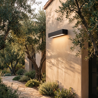 Faro Porch Light Fixture on stucco exterior wall