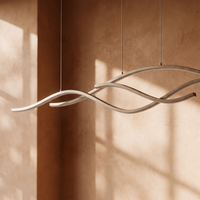 Onda Curved Pendant Light silhouette close-up